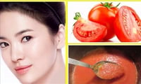 Homemade beauty tips with TOMATOES